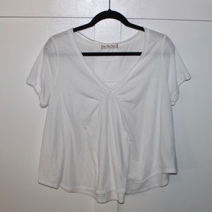 Free People White Oversized top size small